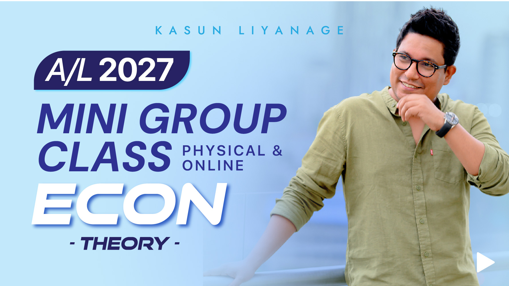Economics - Theory | Mini Group Class - Physical & Online | 2027 A/L (27ETMG)